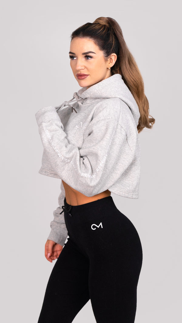 Comfort Cropped Hoodie - Storm