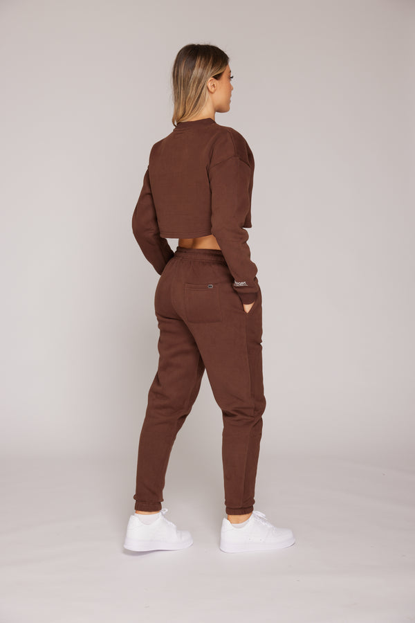 Comfort Cropped Sweater - Mocha